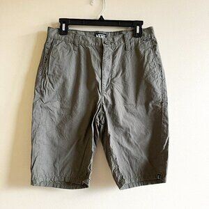 VANS OLIVE GREEN ATHLETIC SHORTS MENS SIZE 28‎